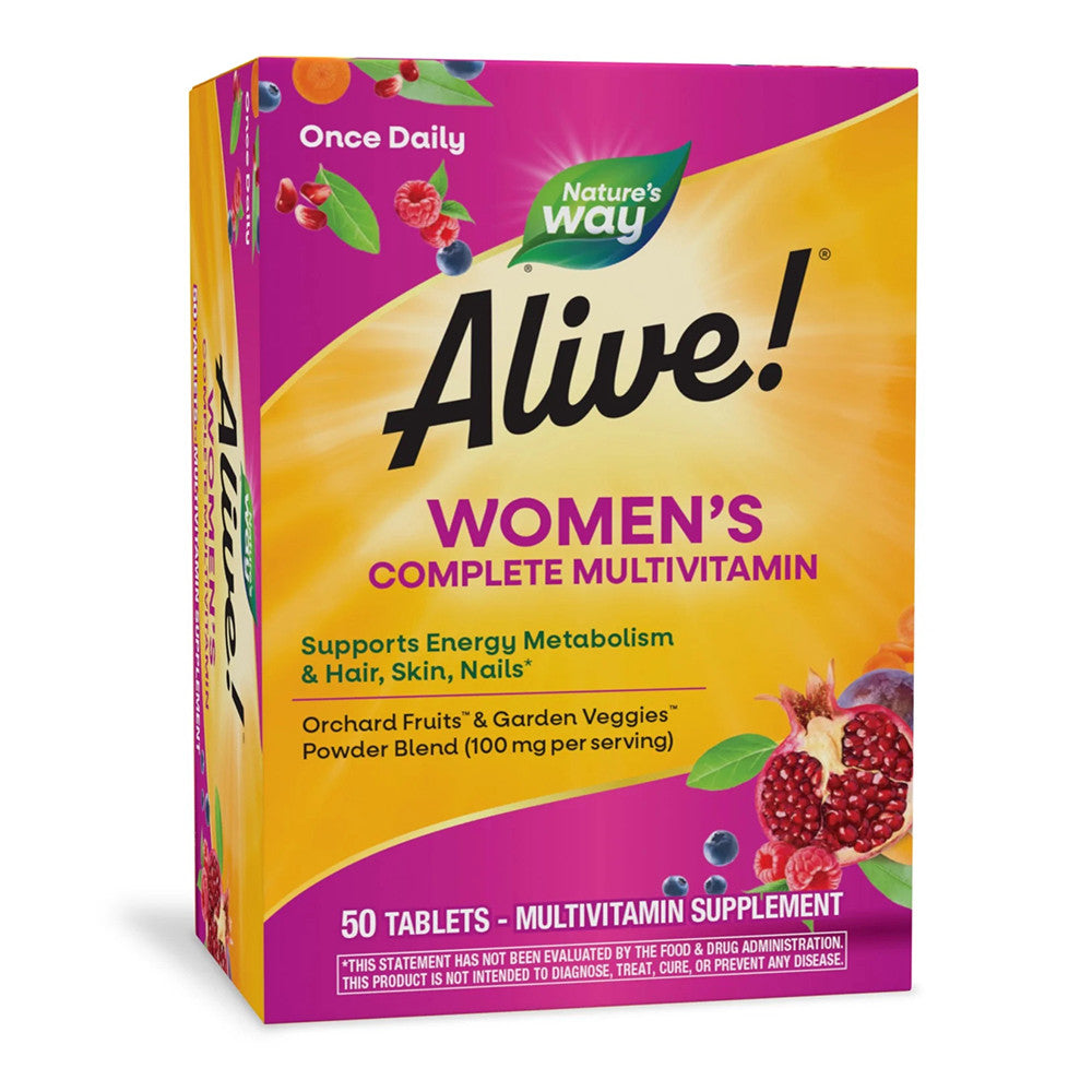 Nature's Way Alive Womens Energy Complete Multivitamin Tablets - 50 Ea